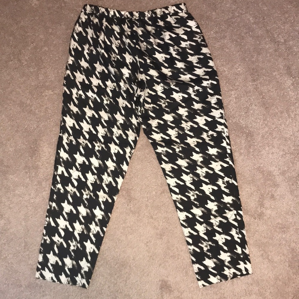 J. Crew Silk Pull on Pant In Wolfstooth, size 4 - Picture 5 of 7